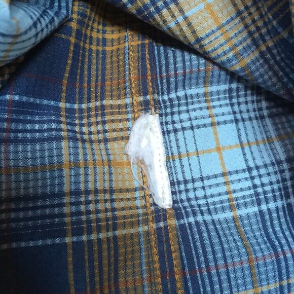 Marmot Mens Button Up Plaid Shirt Size XXL Pocket Multicolor Short Sleeve Casual - Picture 9 of 11